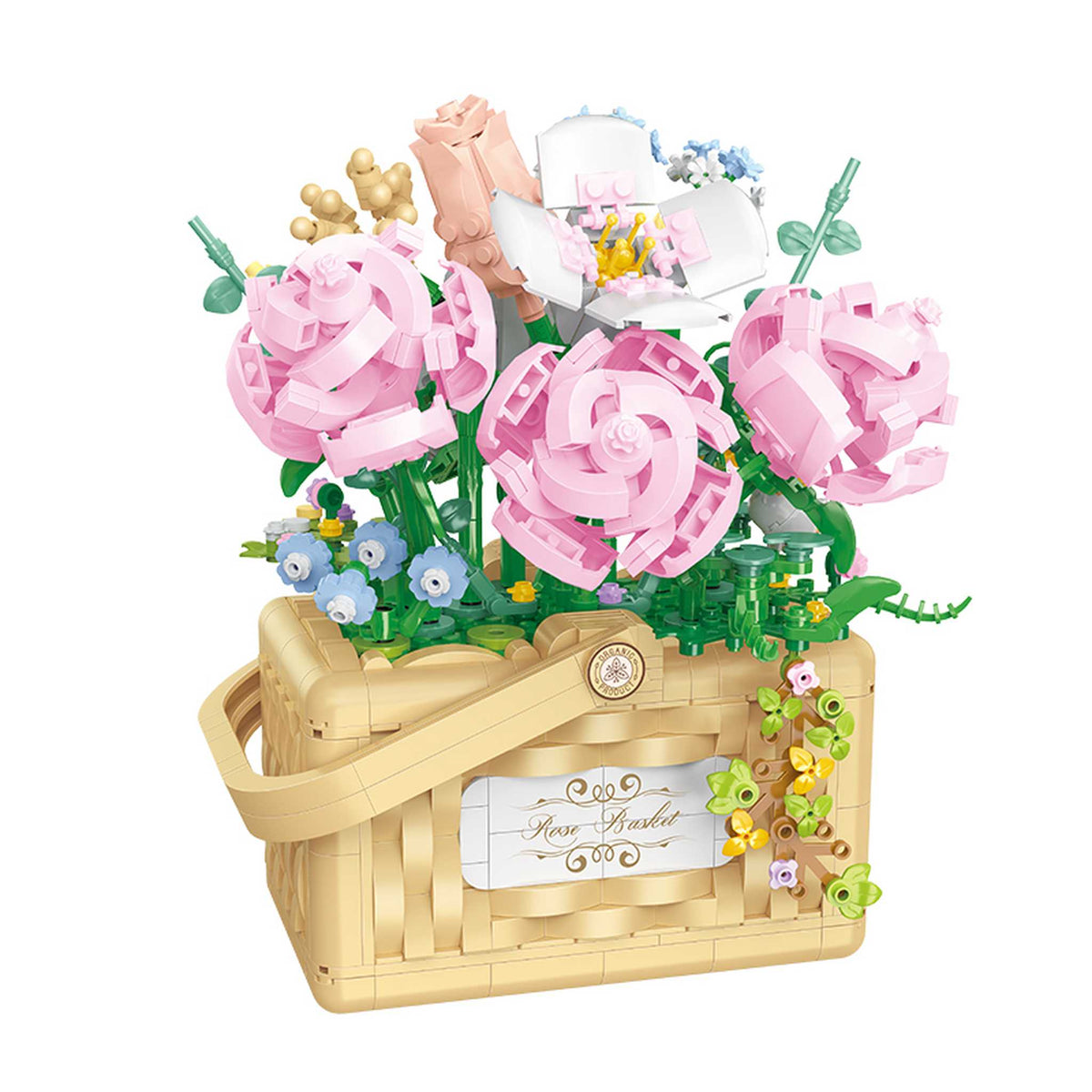 B-21071 - Rosa Blumenkorb (Balody)