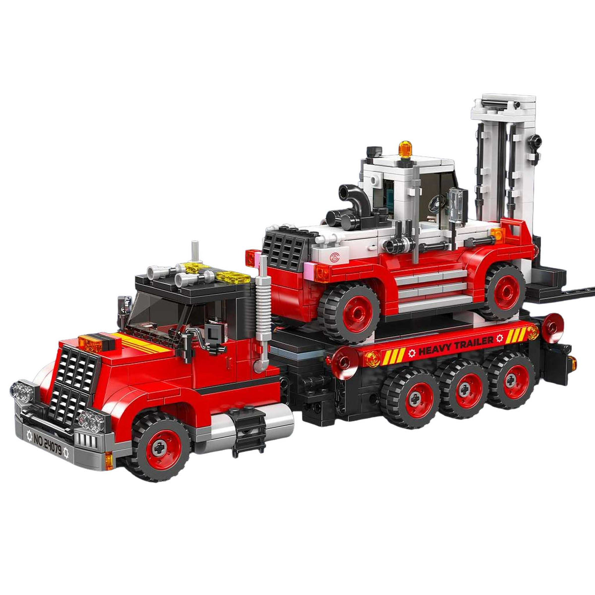 24079 - Transporter mit Gabelstapler (Mould King)