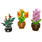 24113 - 3 Kleine Blumentöpfe (Mould King)