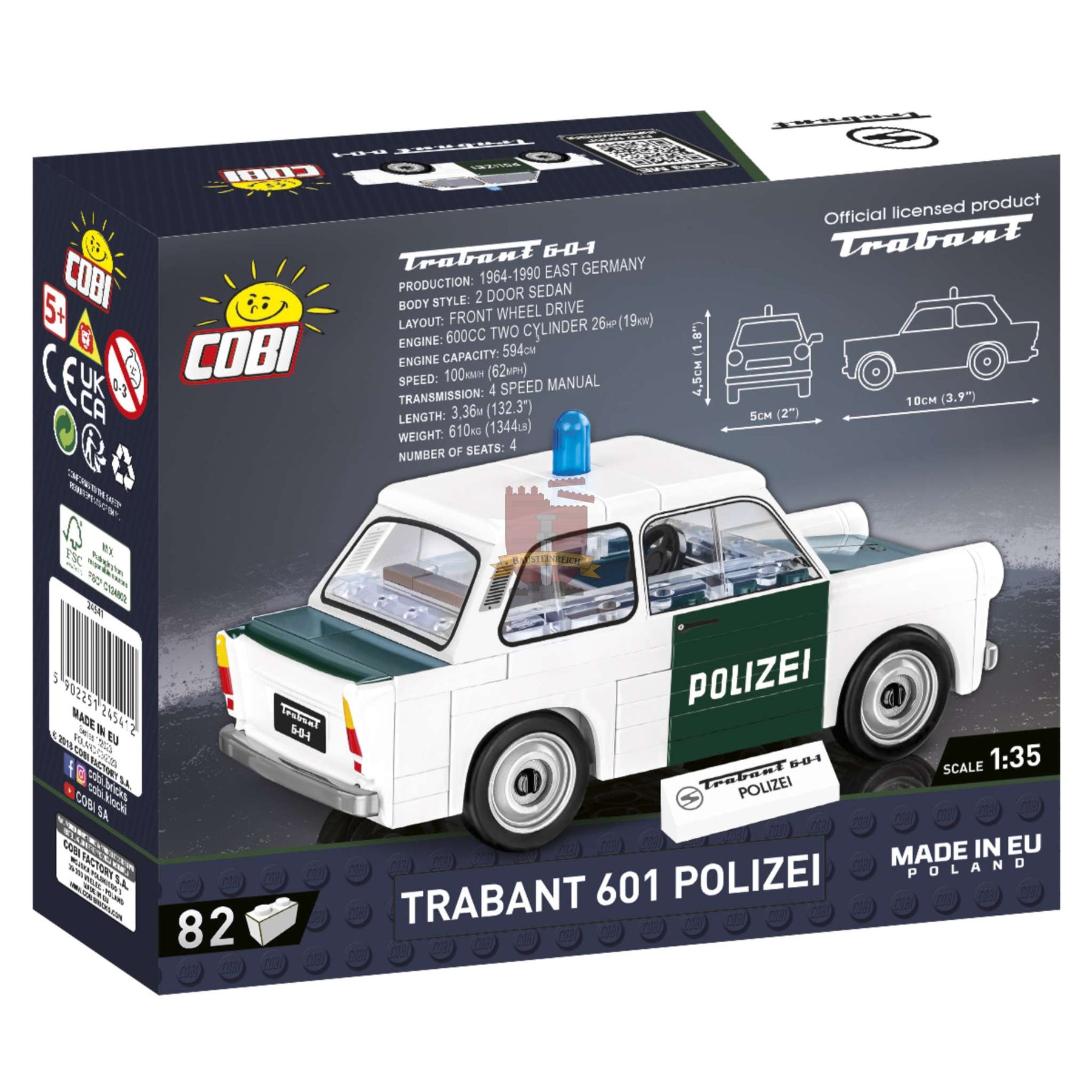 24541-Trabant 601 Polizei (Cobi)