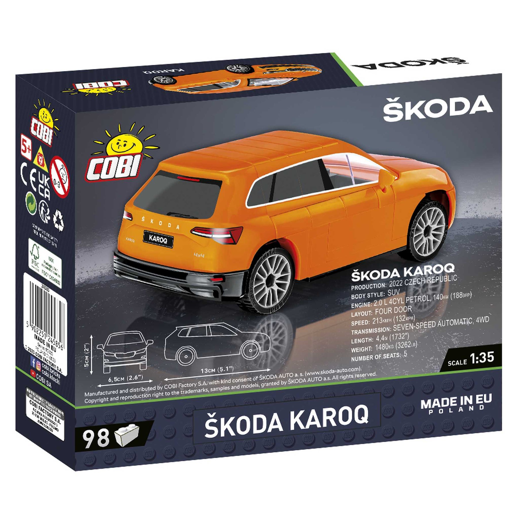 24585 - Skoda Karoq orange (Cobi)