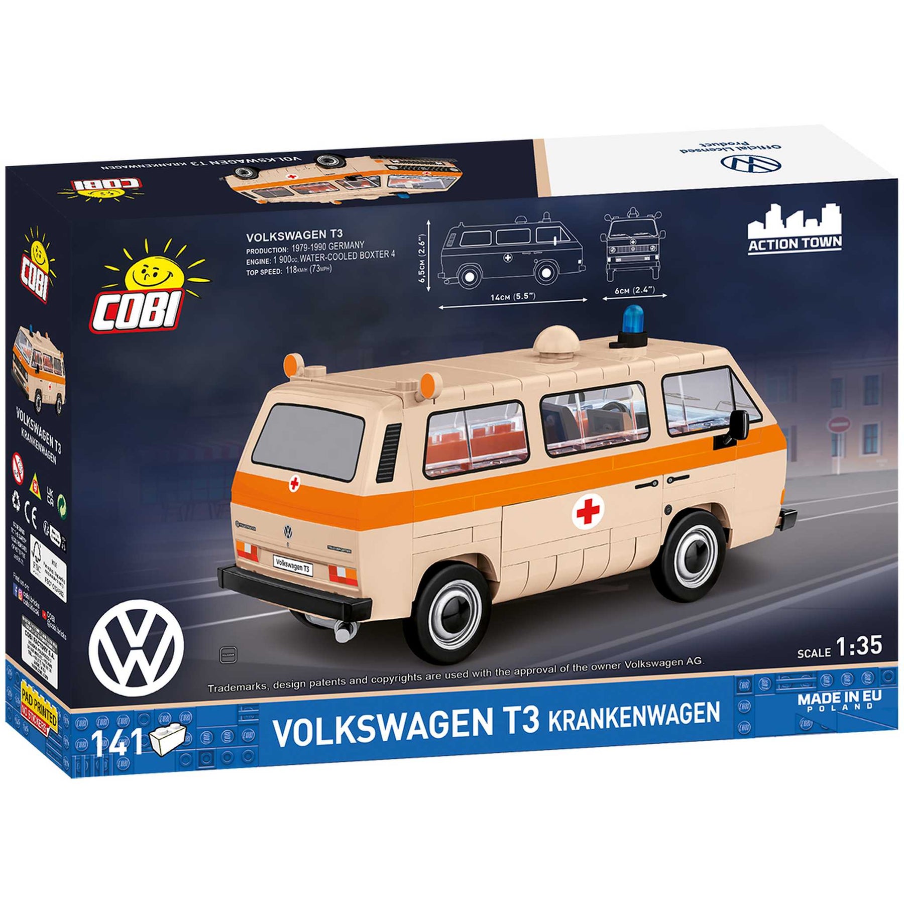 CB-24636 - VW T3 Krankenwagen (Cobi)