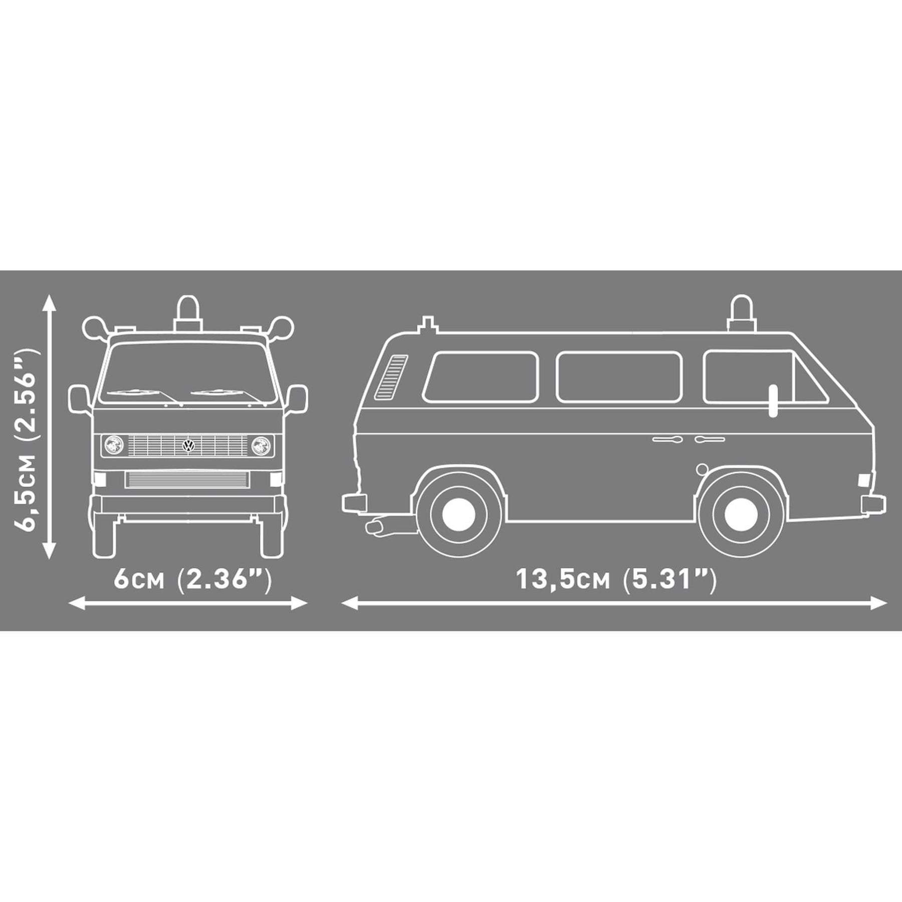 CB-24637 - VW T3 Polizei (Cobi)