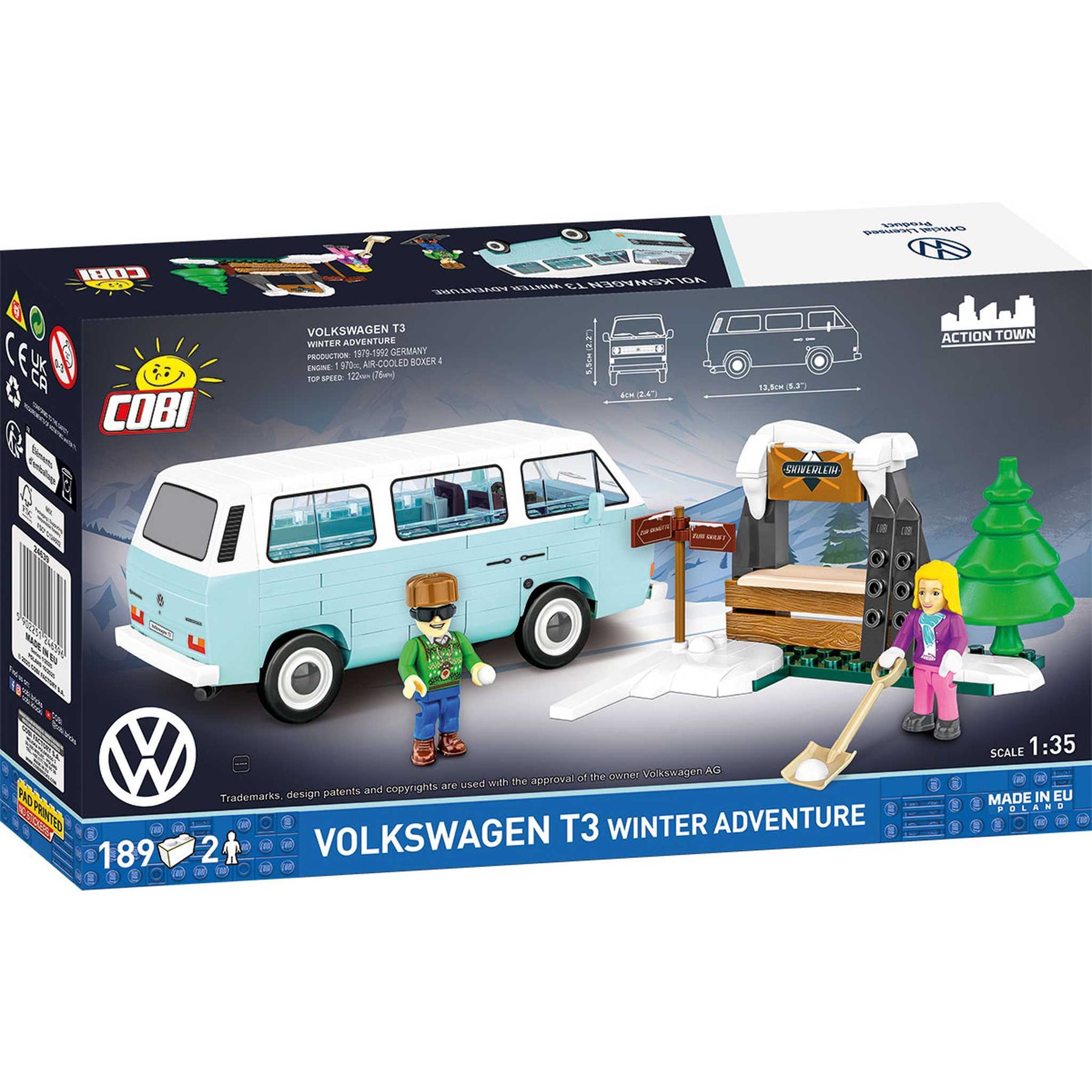 CB-24639 - VW T3 Winter Abenteuer (Cobi)