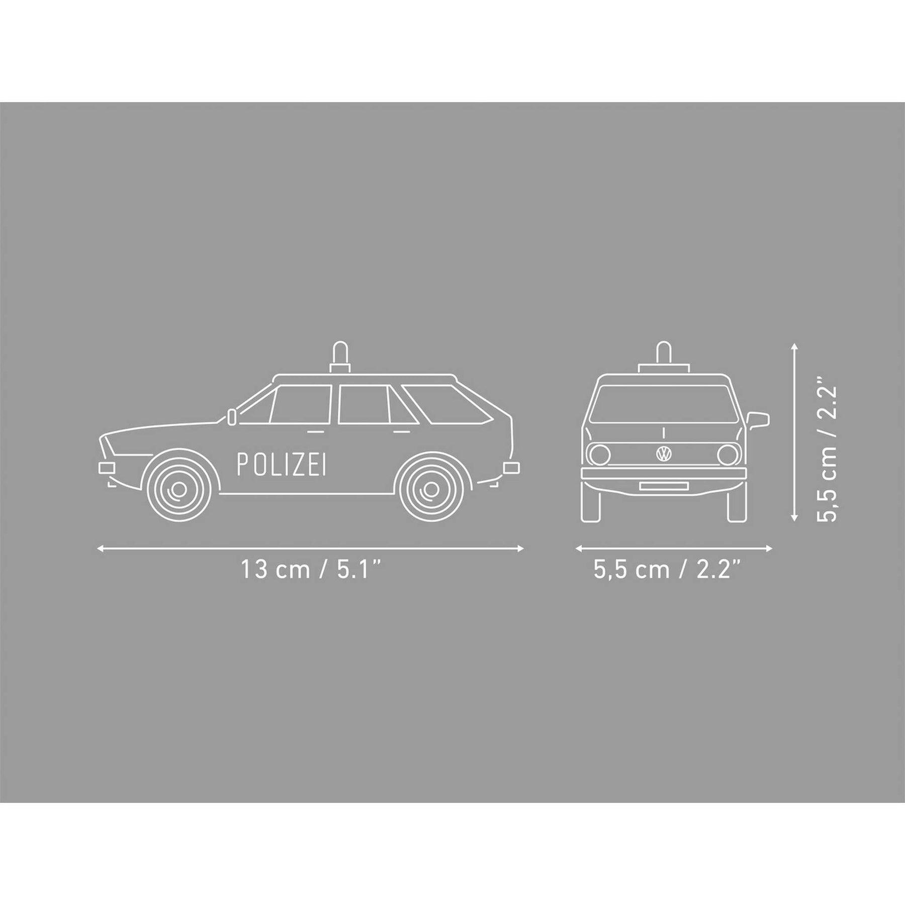 CB-24645 - VW Passat B1 Variant Polizei (Cobi)