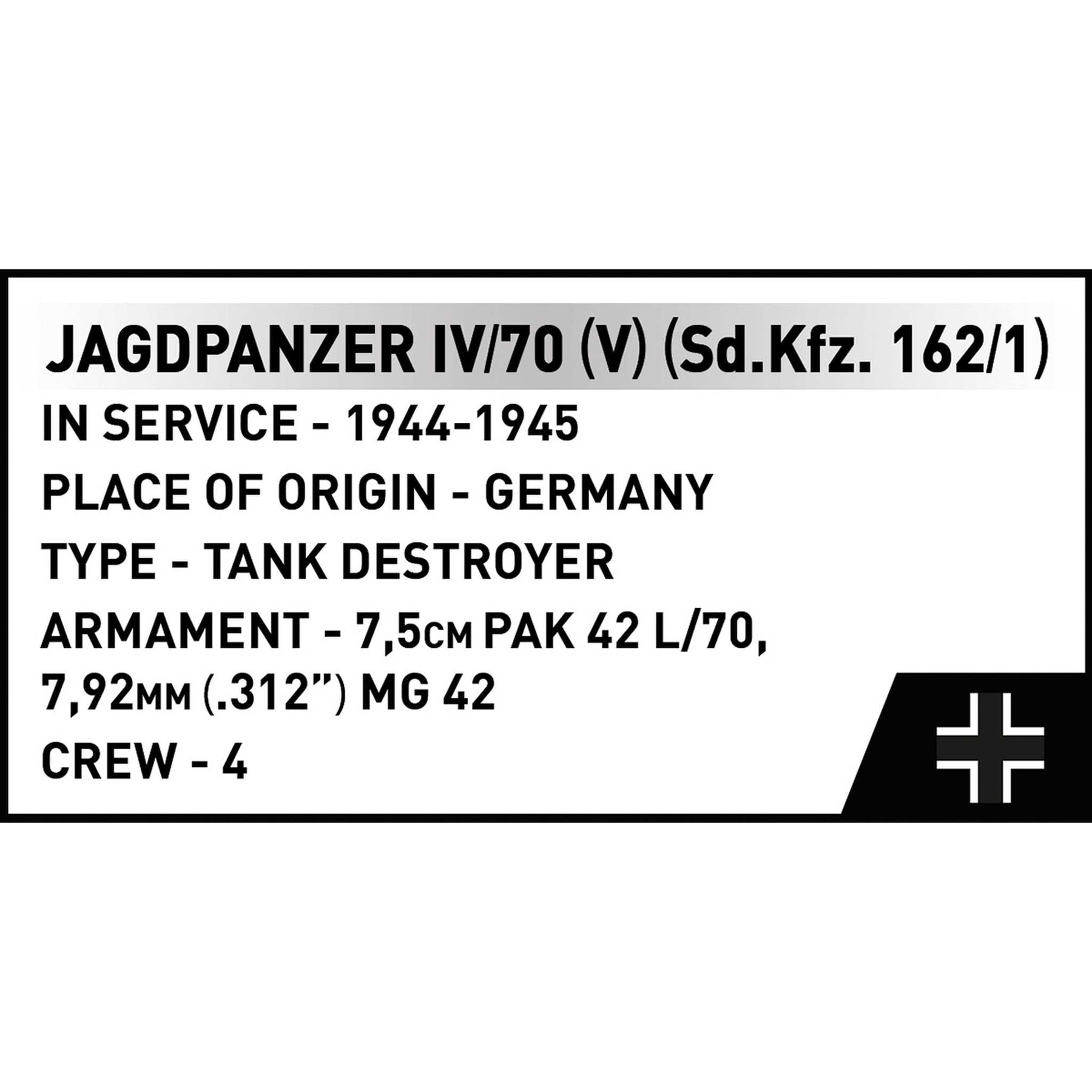 CB-2668 - Jagdpanzer IV/70 (Cobi)