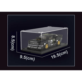 27024 - schwarzer Sportwagen inkl. Vitrine (Mould King)