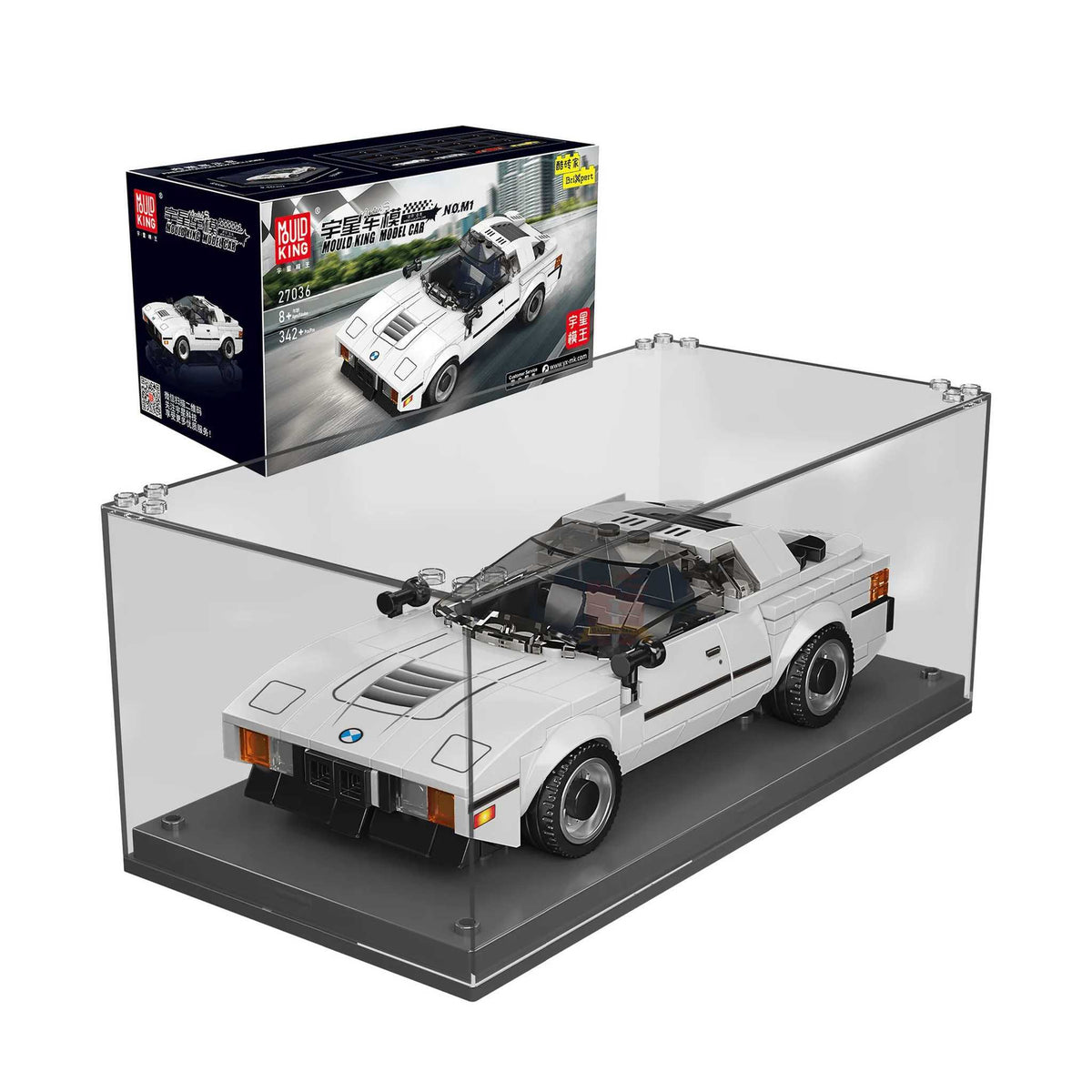 27036 - M1 Sportwagen inkl. Vitrine (Mould King)