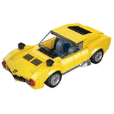 27039-Sportwagen gelb inkl. Vitrine (Mould King)