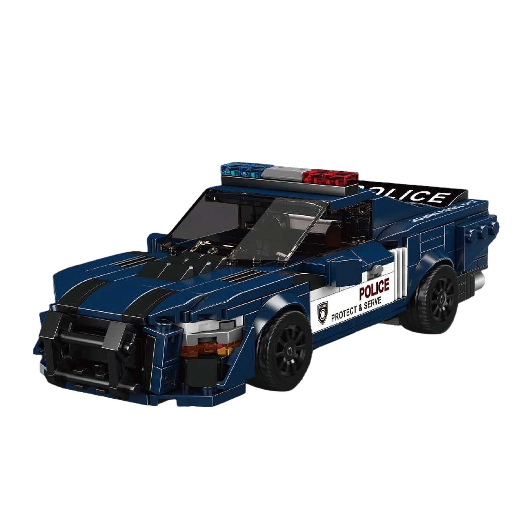 27090 - Shelby Polizeiauto inkl. Vitrine (Mould King)