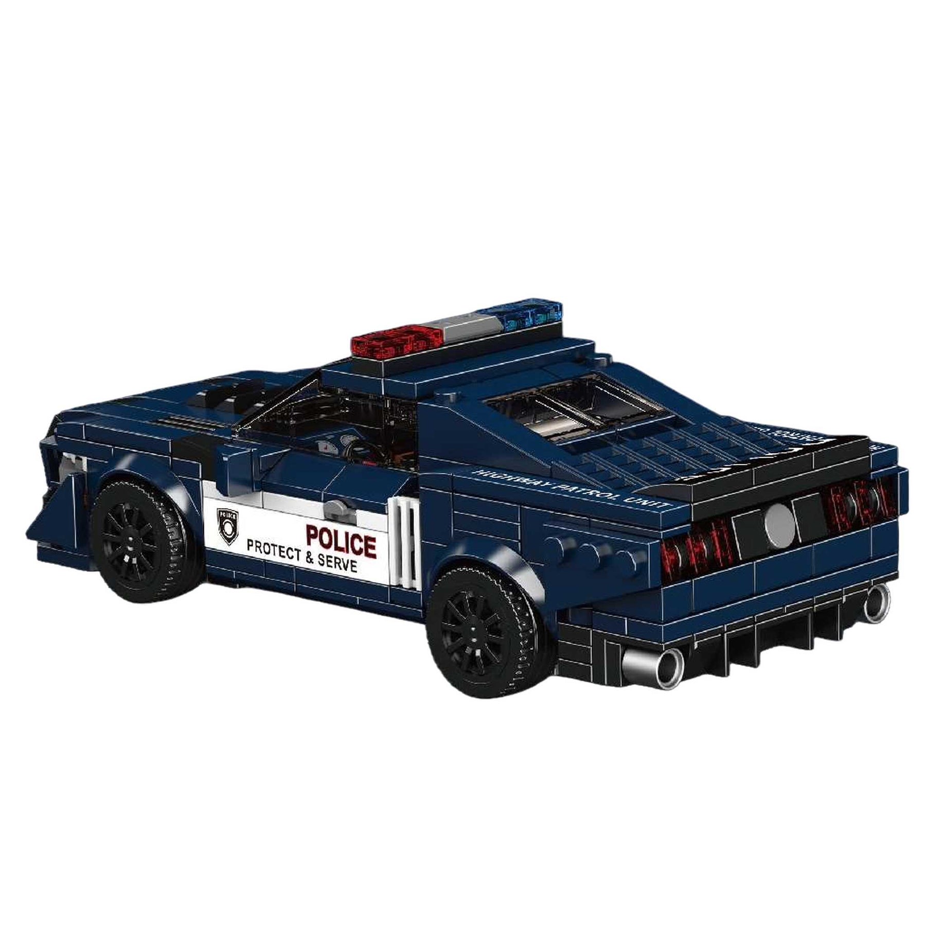 27090 - Shelby Polizeiauto inkl. Vitrine (Mould King)