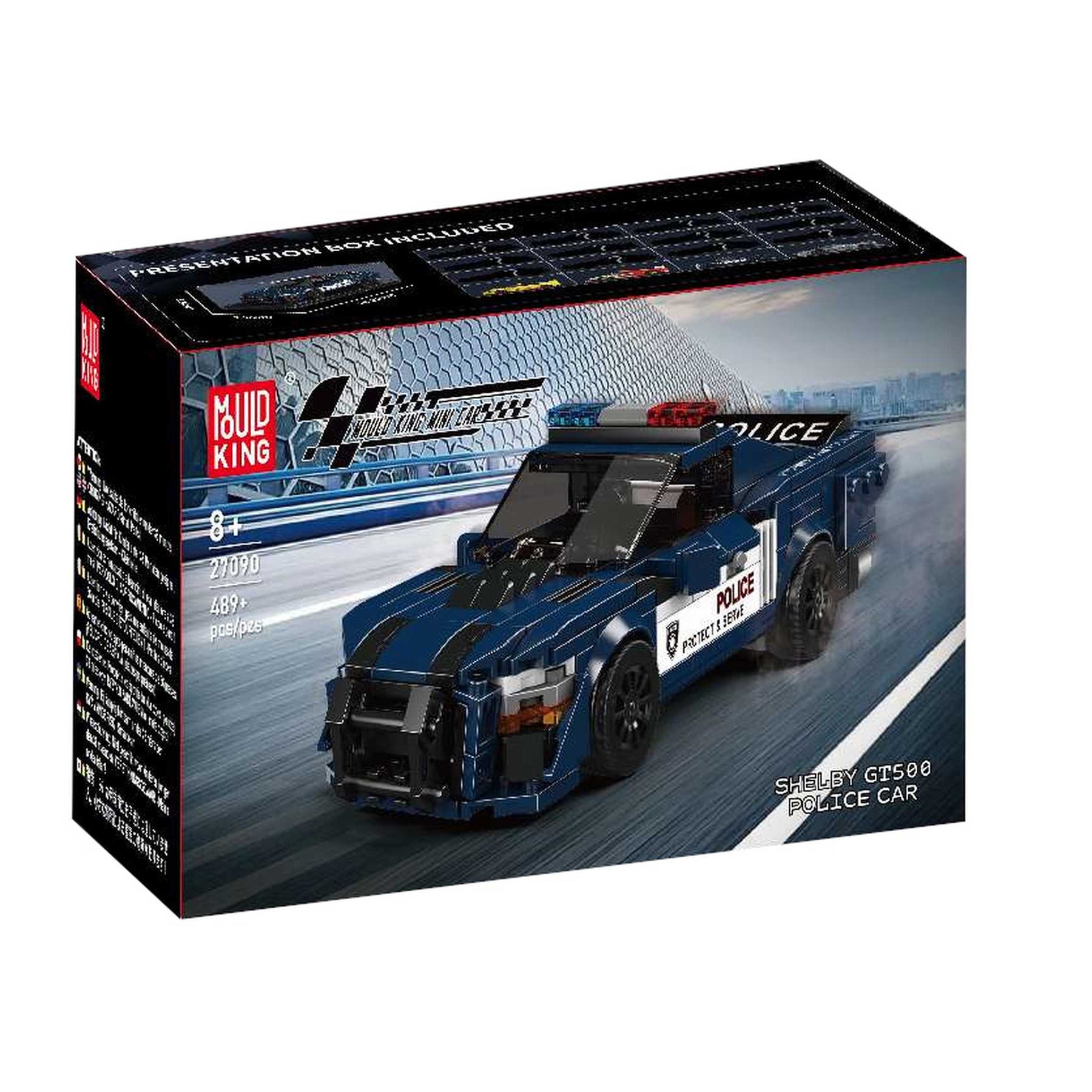 27090 - Shelby Polizeiauto inkl. Vitrine (Mould King)