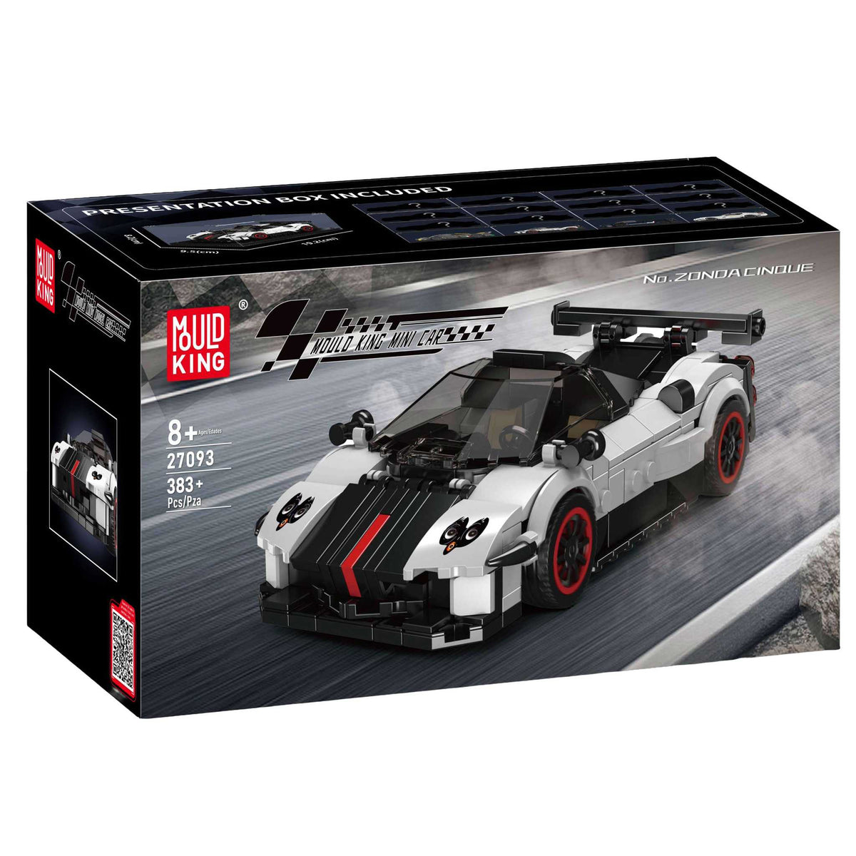 27093 - Sportwagen Cinque inkl. Vitrine (Mould King)