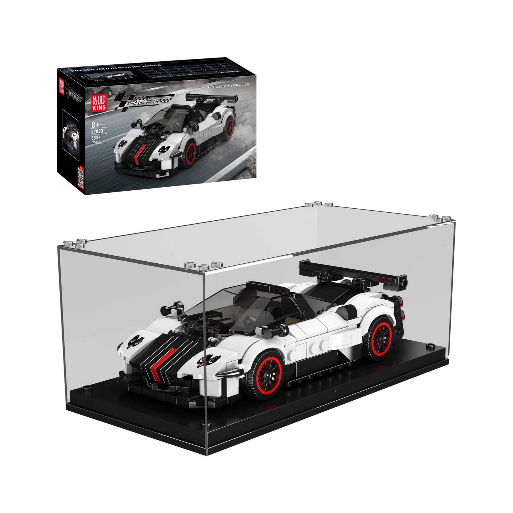 27093 - Sportwagen Cinque inkl. Vitrine (Mould King)