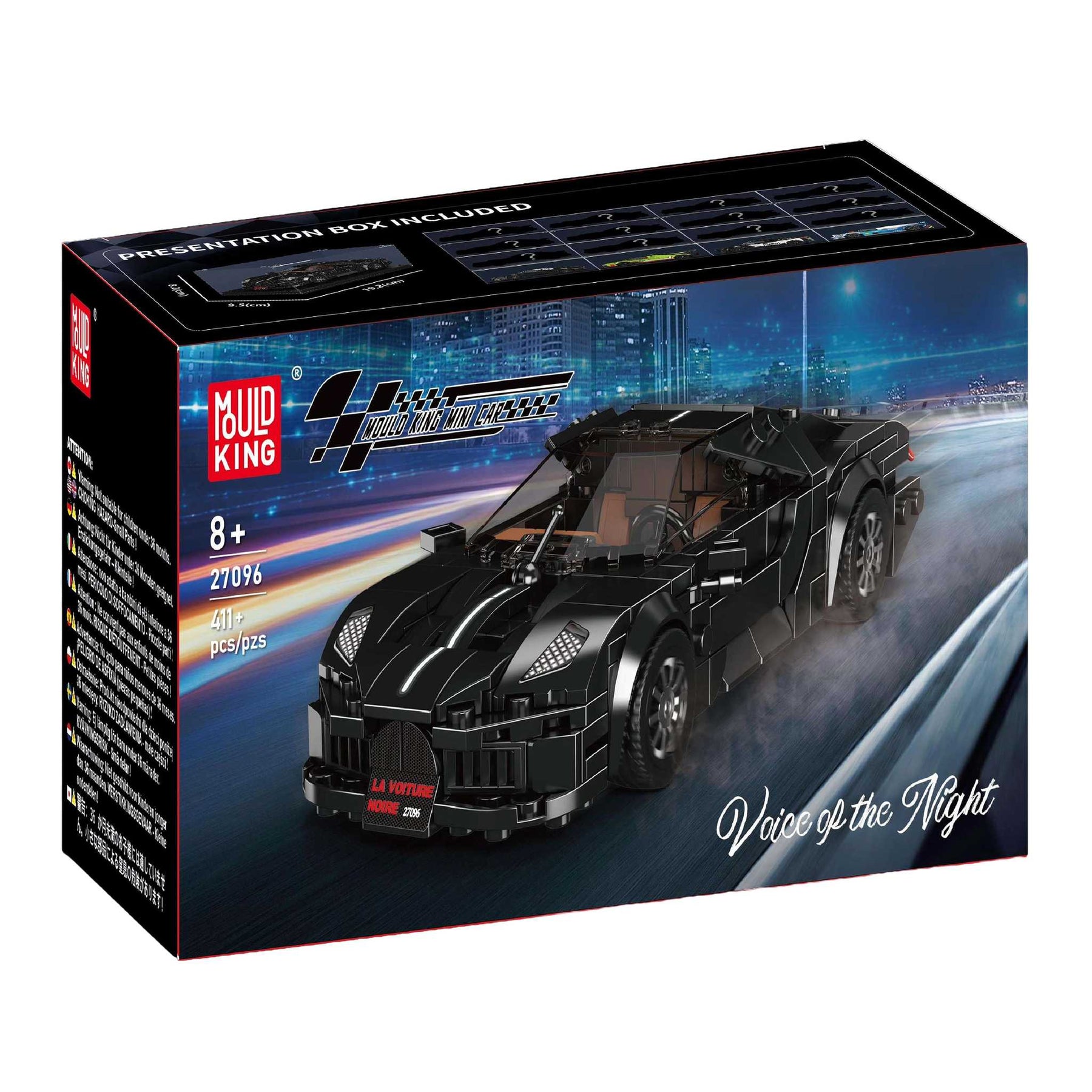 27096 - La Voiture Noire inkl. Vitrine (Mould King)