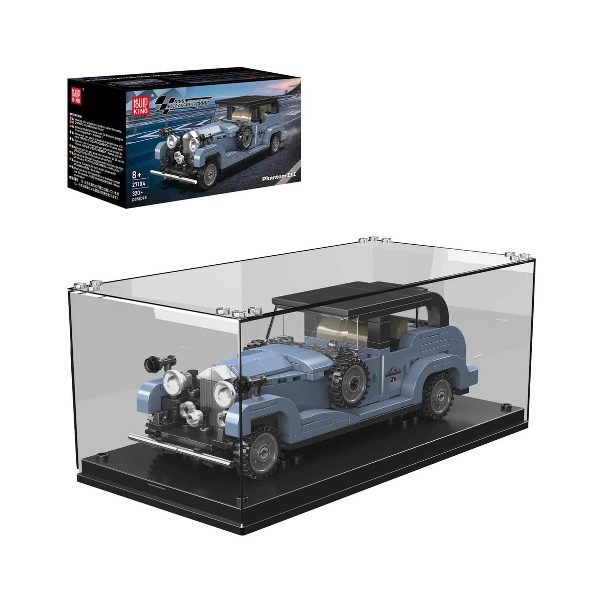 27104 - Phantom III inkl. Vitrine (Mould King)