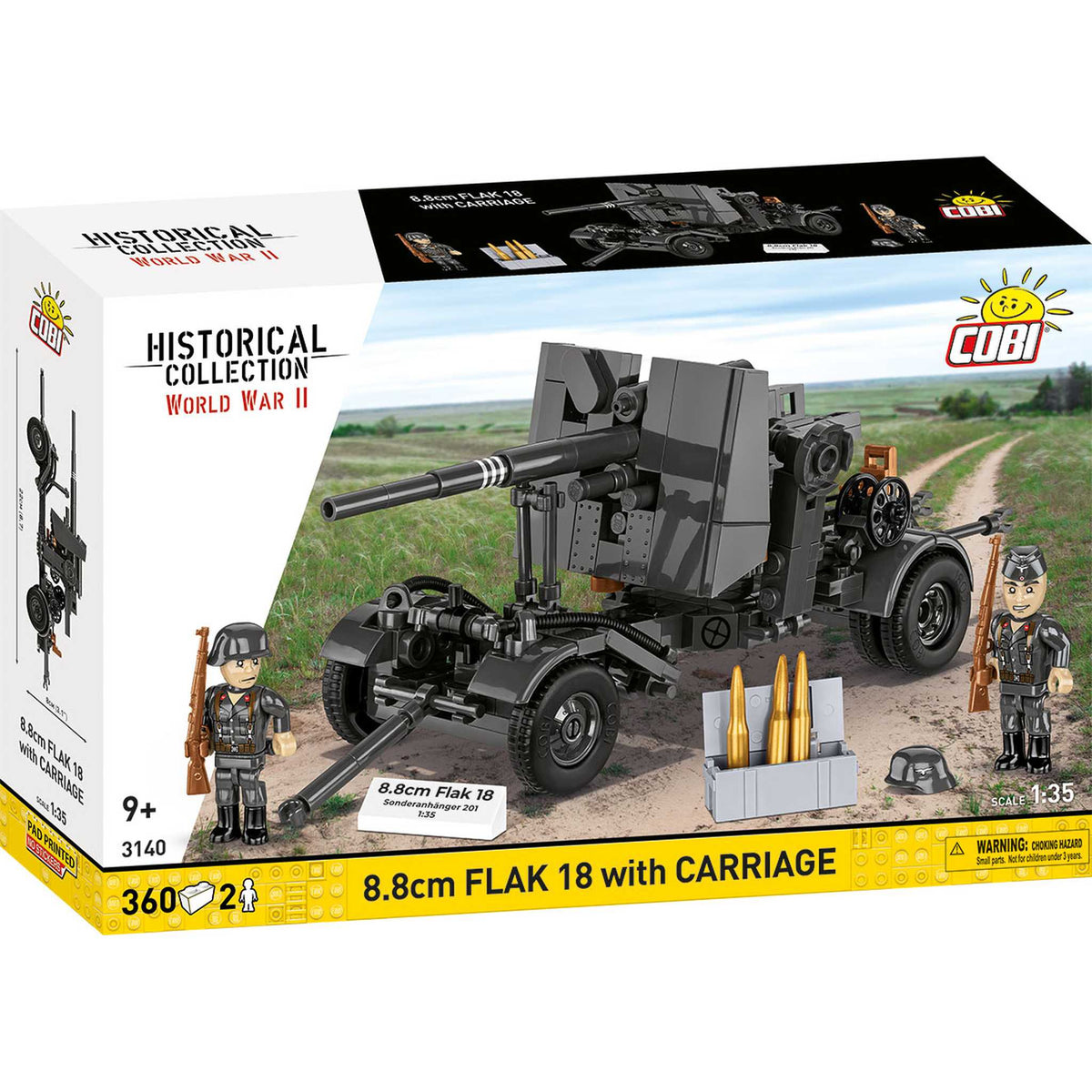 CB-3140 - 8.8cm FLAK mit Hänger (Cobi)