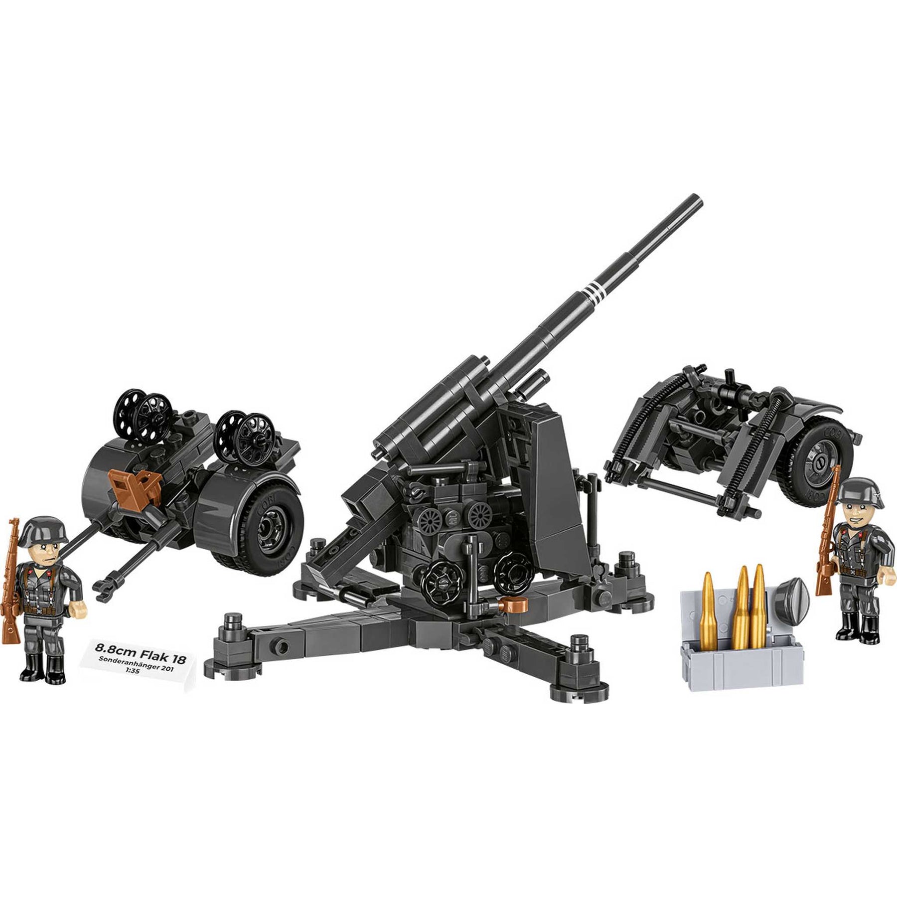 CB-3140 - 8.8cm FLAK mit Hänger (Cobi)
