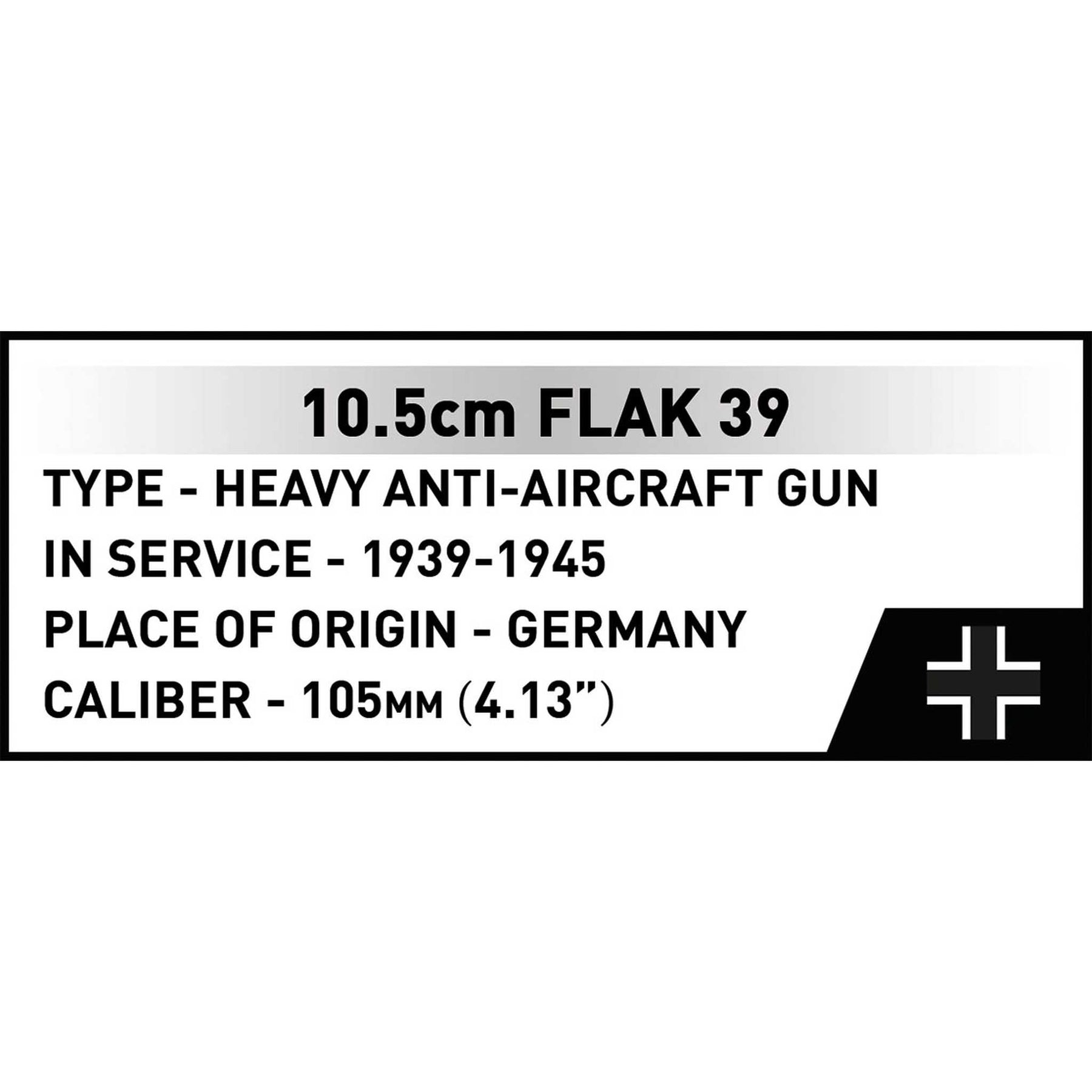 CB-3142 - 10,5 cm FLAK 39 (Cobi)