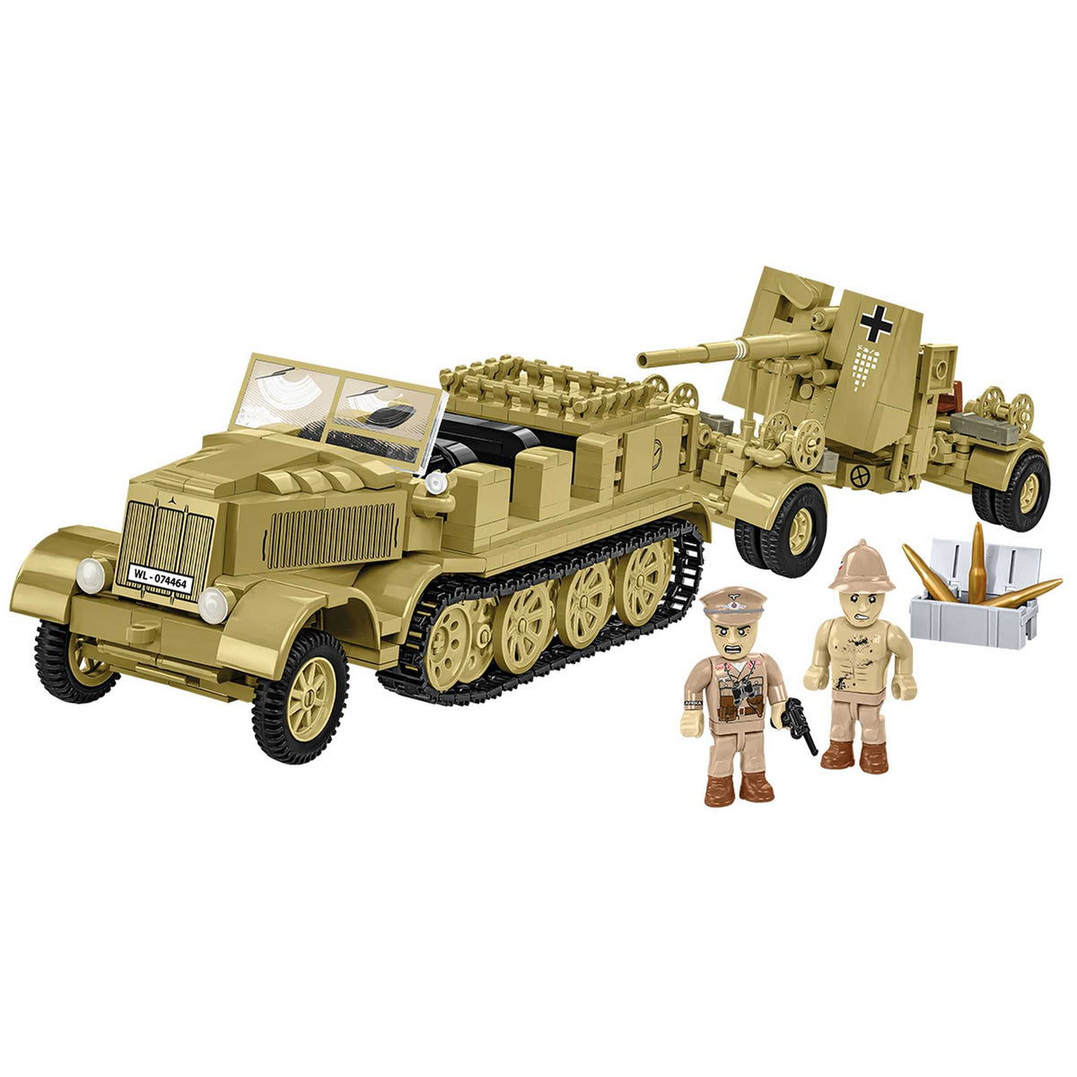CB-3143 - SD.Kfz. 8 Towing 8.8cm FLAK 36 (Cobi)