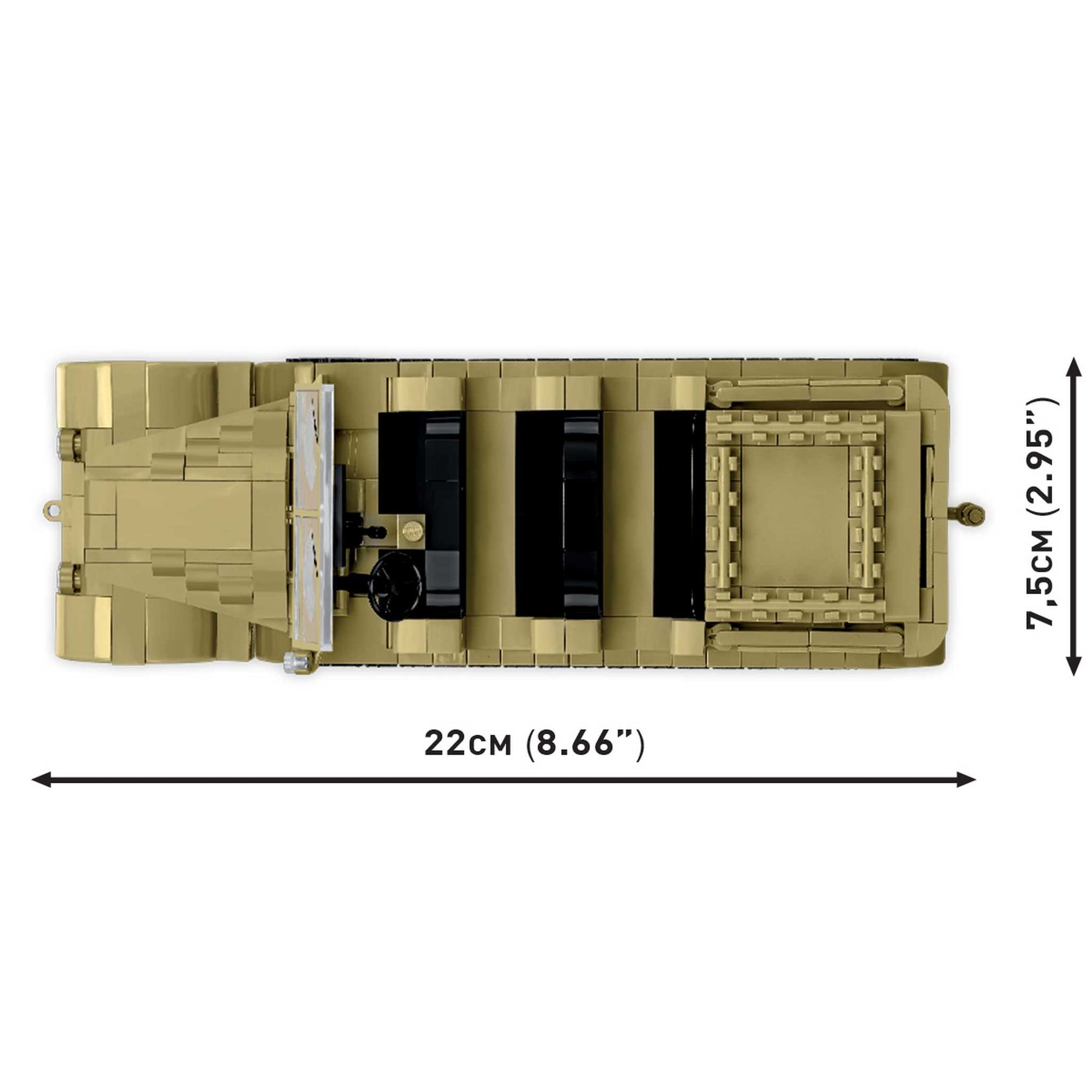 CB-3143 - SD.Kfz. 8 Towing 8.8cm FLAK 36 (Cobi)