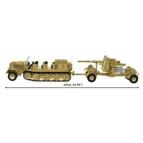 CB-3143 - SD.Kfz. 8 Towing 8.8cm FLAK 36 (Cobi)