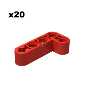 Technik Angular Beam 4x2 rot 20 Stück (Gobricks)