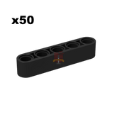 Technik Liftarm 1x5 schwarz 50 Stück (Gobricks)