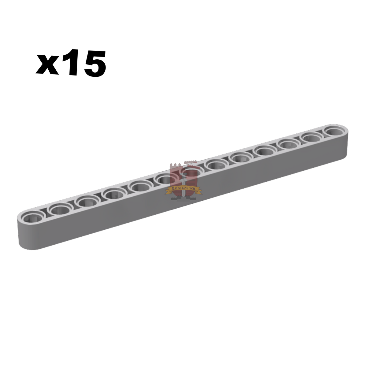 Technik Liftarm 1x13 hellgrau 15 Stück (Gobricks)