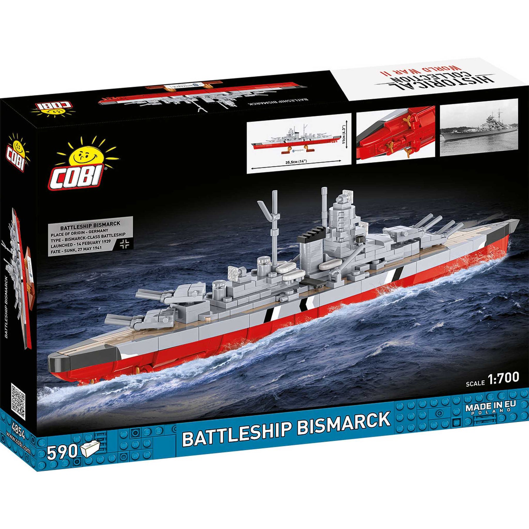 CB-4854 - Schlachtschiff Bismarck (Cobi)