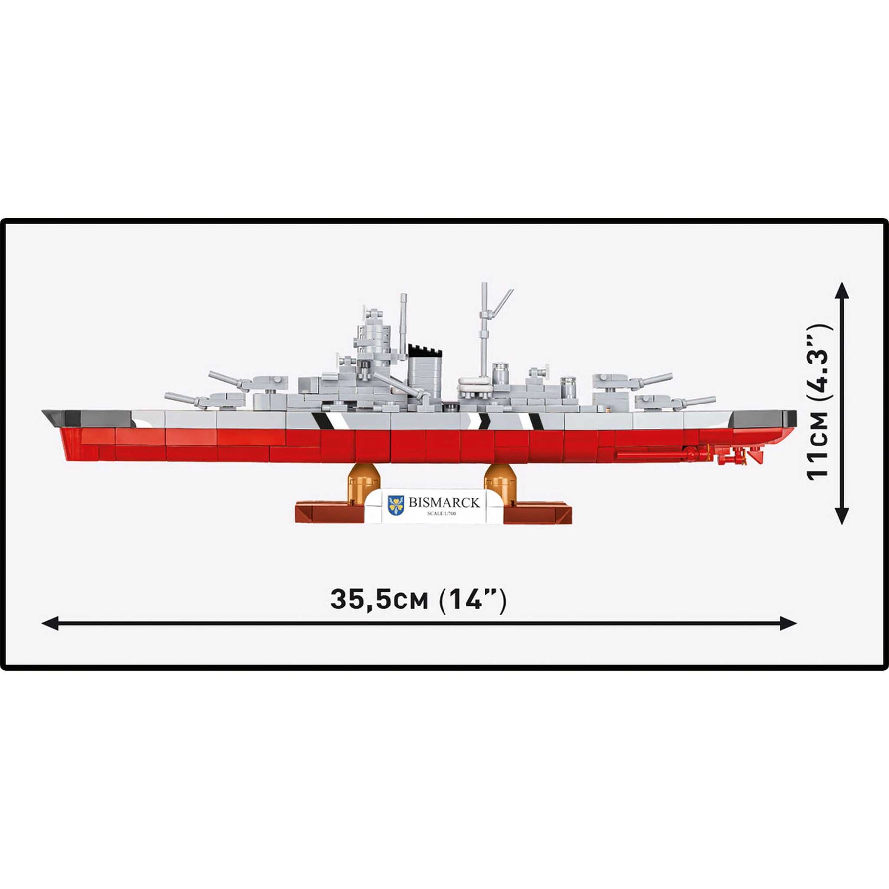 CB-4854 - Schlachtschiff Bismarck (Cobi)