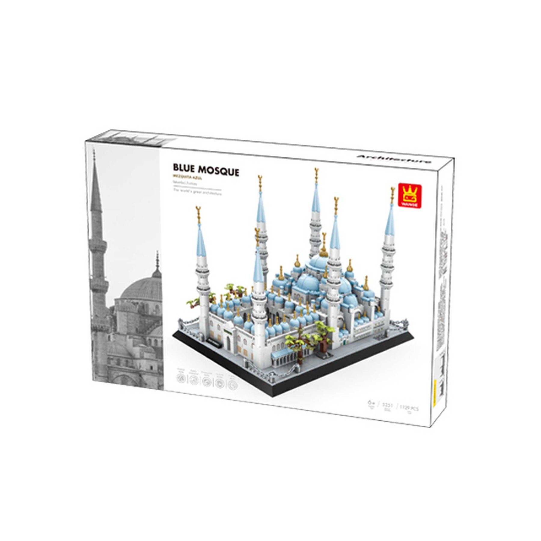 5251 - Blaue Moschee Istanbul (Wange)