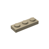 Plate 1x3 Dark Tan 50 Stück (Cada)