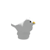 LB-40055-kleiner Vogel weiß (Lonestar-Bricks)