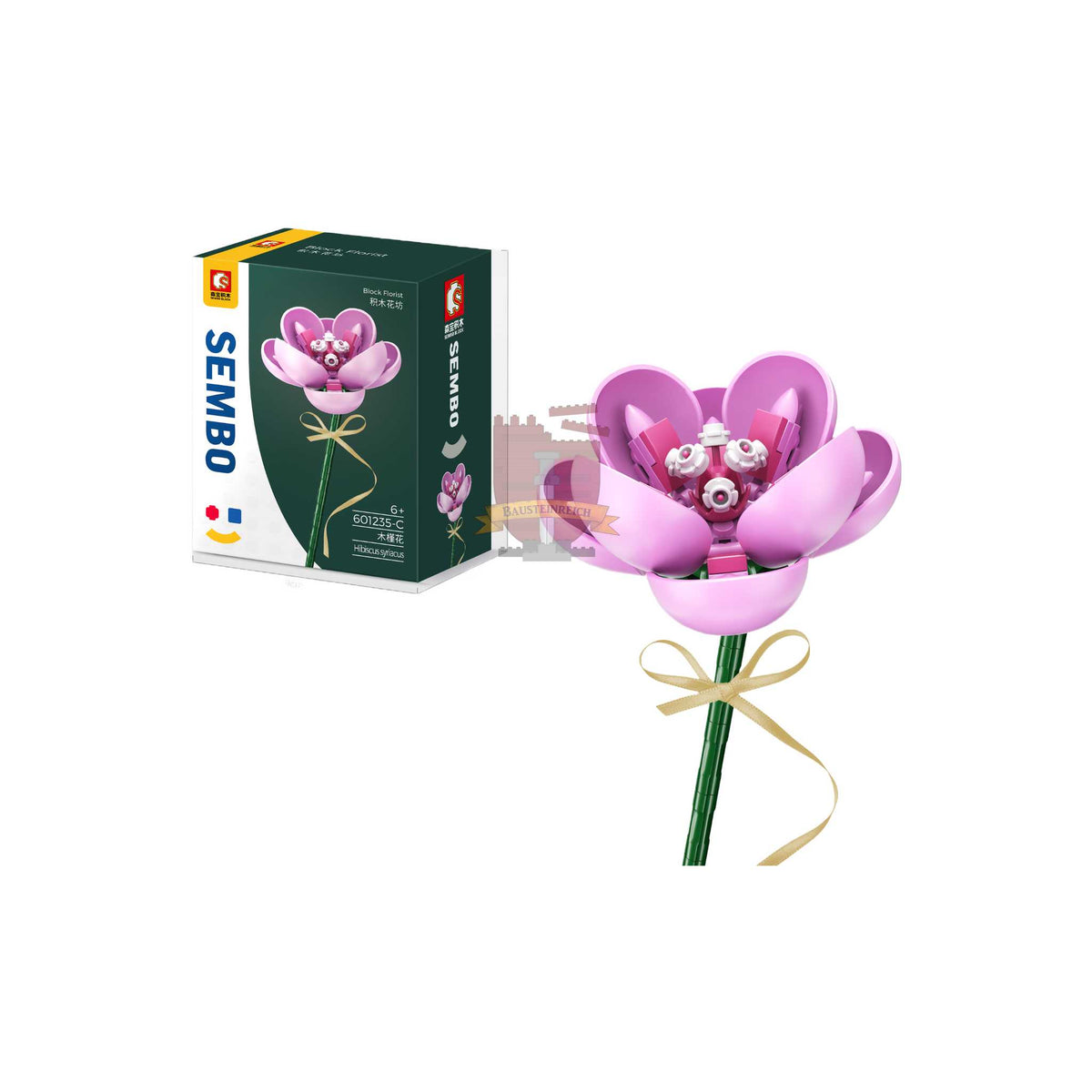 601235C-Hibiskus rosa (Sembo)