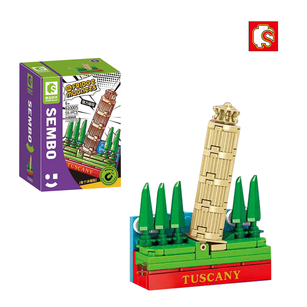 610005 - Kühlschrankmagnet Toskana (Sembo)