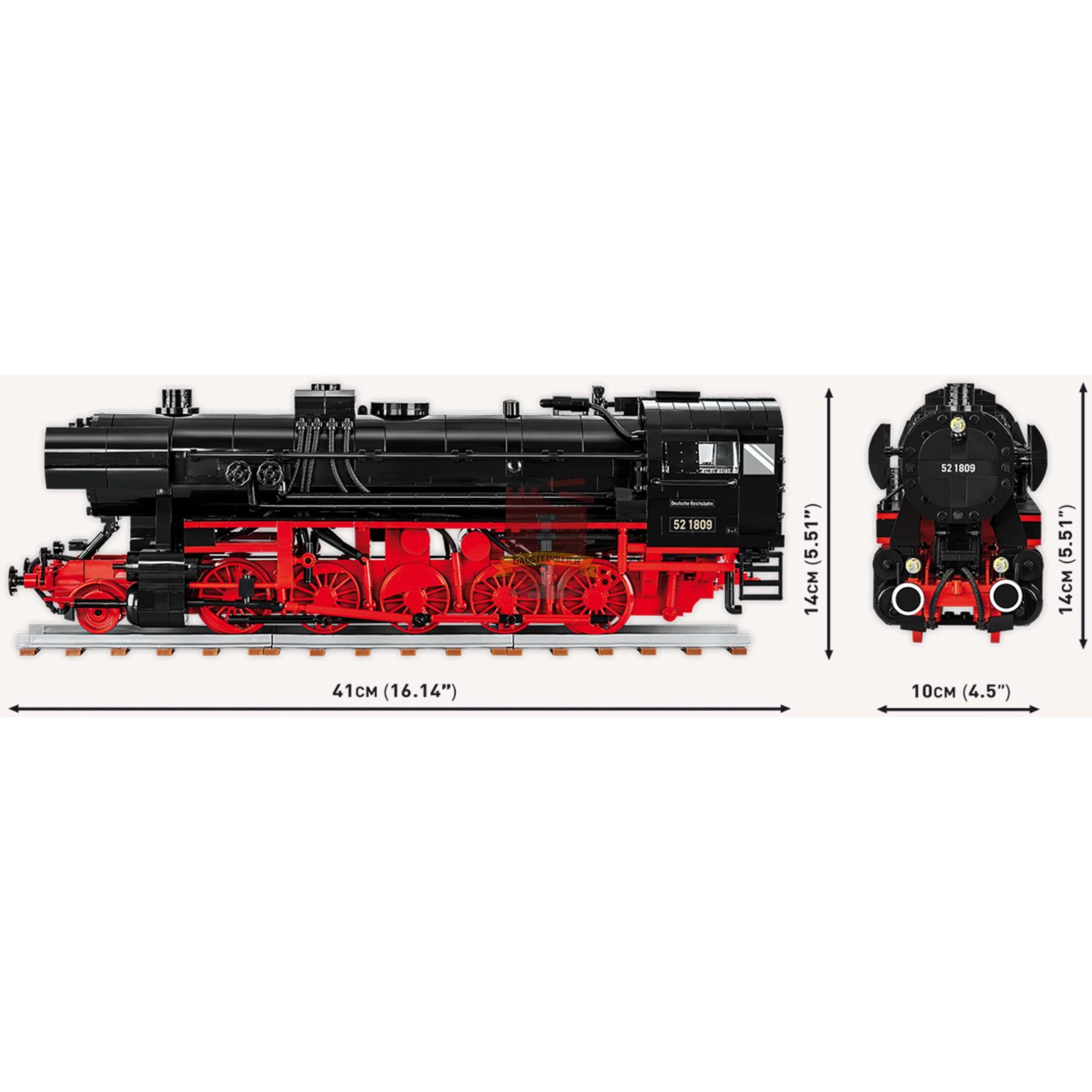 6283-Dampflokomotive DRB Class 52 (Cobi)