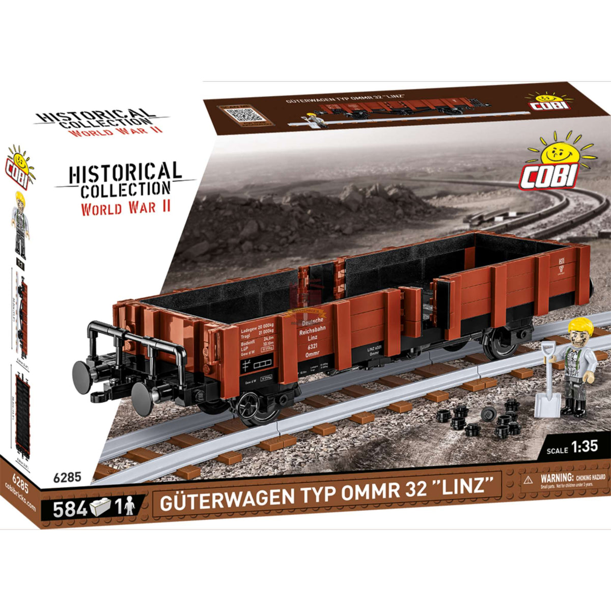 6285-Güterwagen Typ OMMR 32 Linz (Cobi)