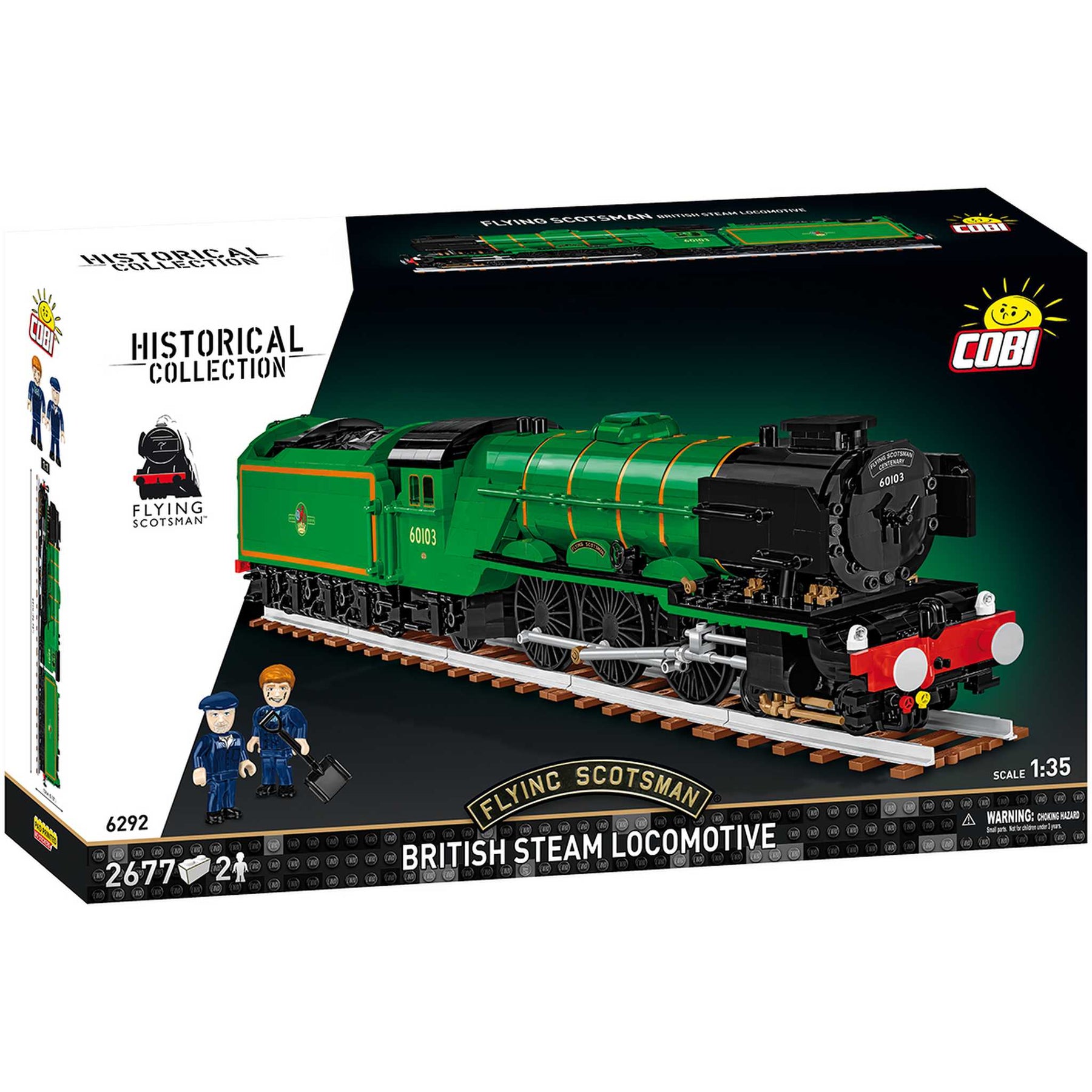CB-6292 - Flying Scotsman - British Steam Locomotive (Cobi)
