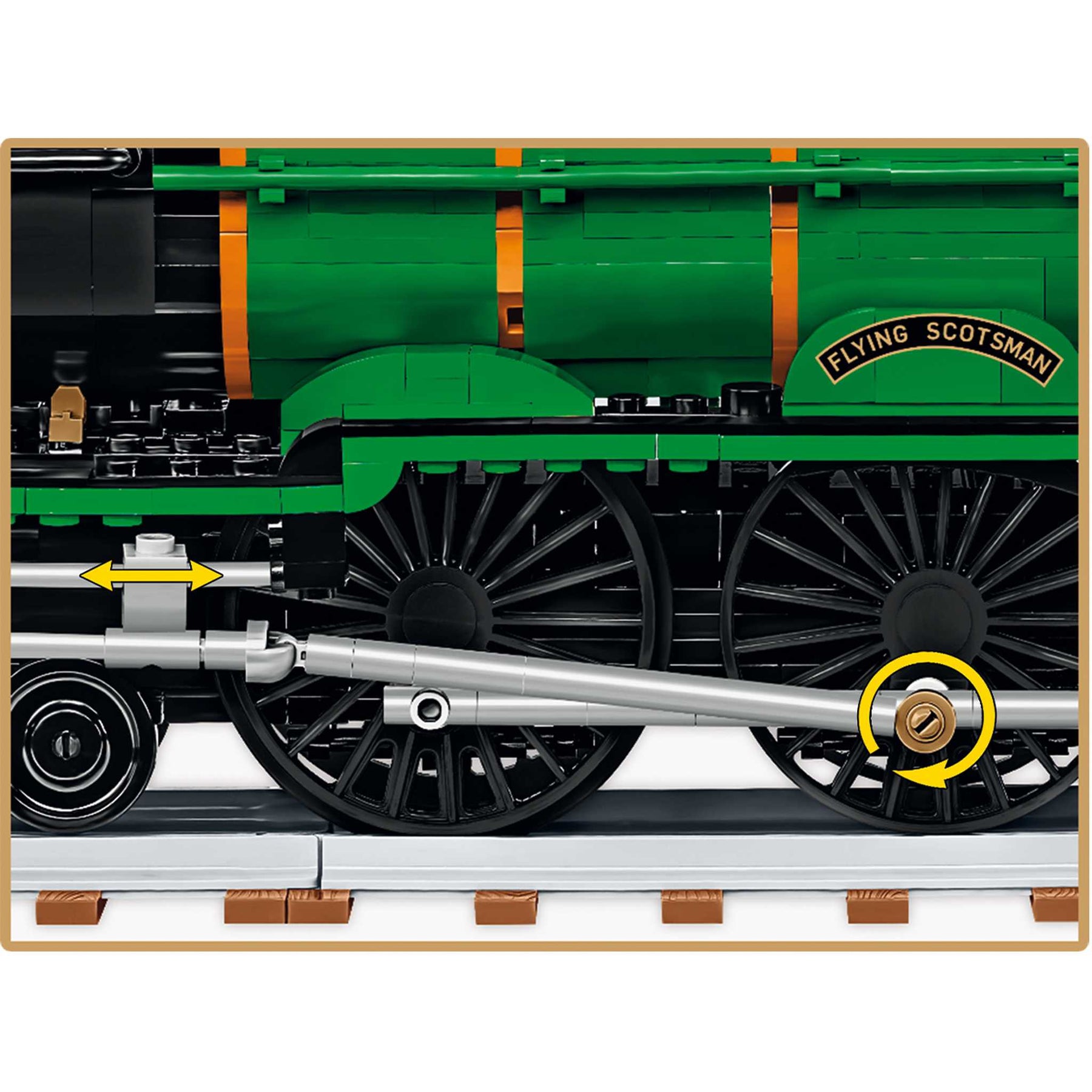 CB-6292 - Flying Scotsman - British Steam Locomotive (Cobi)
