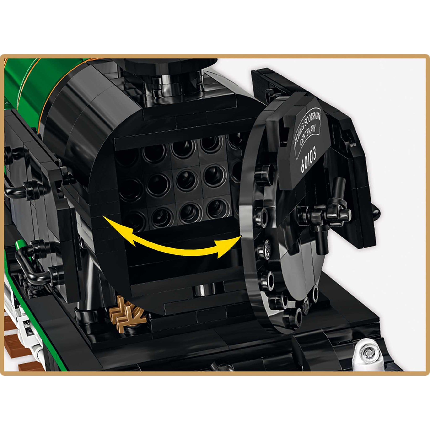 CB-6292 - Flying Scotsman - British Steam Locomotive (Cobi)