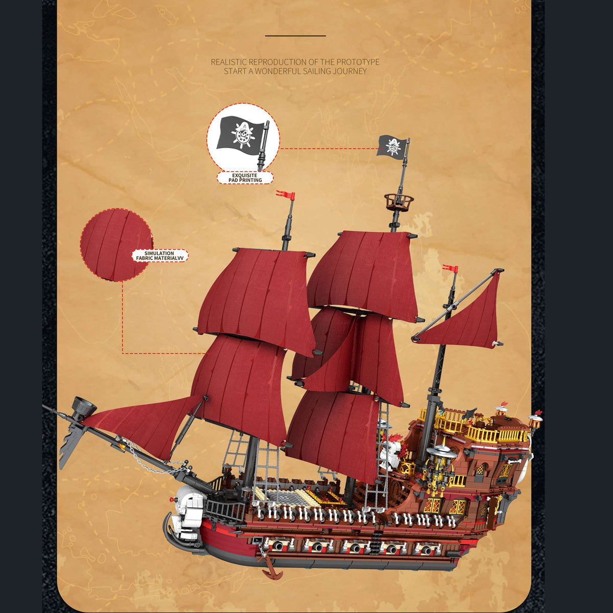 SP-66010 - Piratenschiff "Pirate Revenge" (Sonderposten)