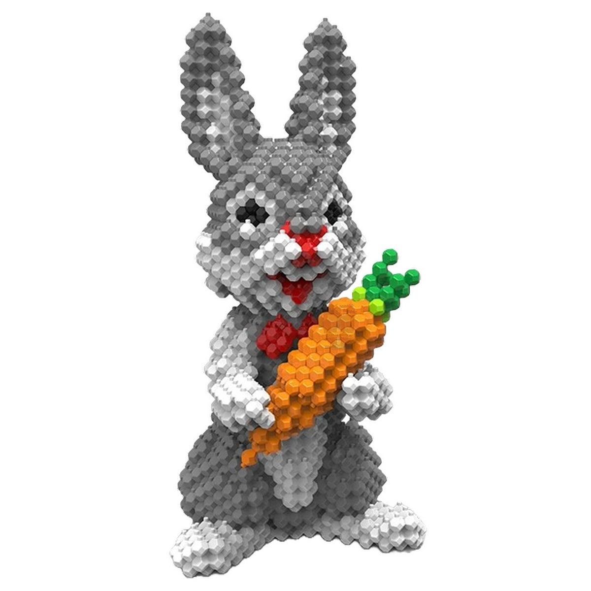 67007 - Grauer Hase mit Karotte (Kadele)