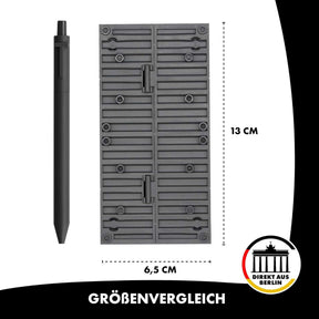 LONESTAR Klemmbausteine I 4er Set Schiffs-Container I Grau