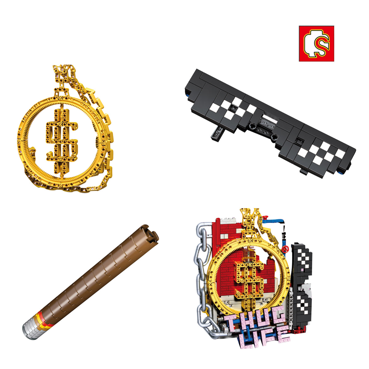 SP-707901C - Gangster Starter Paket (beschädigte Verpackung)