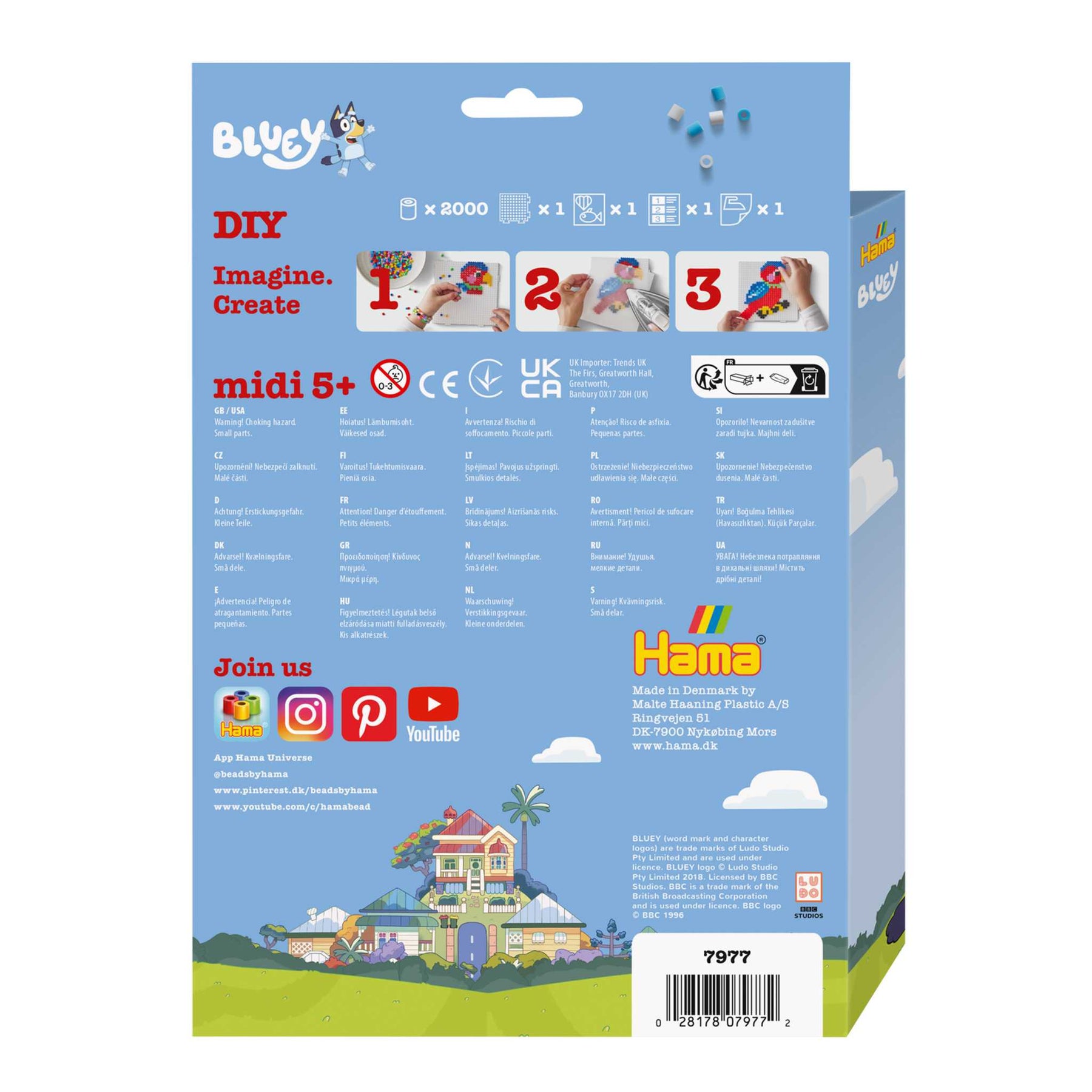 7977 - kleine Geschenkpackung Bluey (Hama)