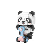 8801 - Panda mit Roller (LOZ)