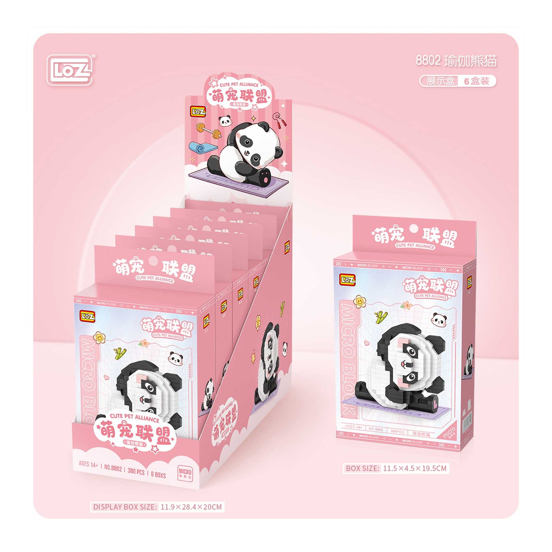 8802 - Yoga Panda (LOZ)