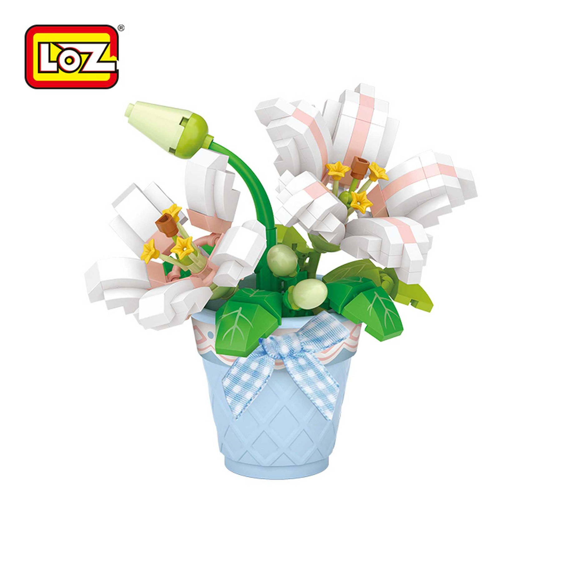 8837 - Lilien im Topf (Loz)