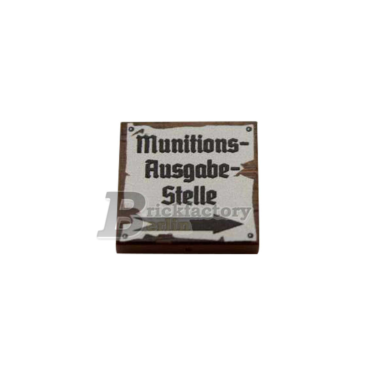 BF-0471 - Munitionsausgabe (Farbe: Reddish-Brown,  Bedruckte LEGO®-Fliese 2x2)